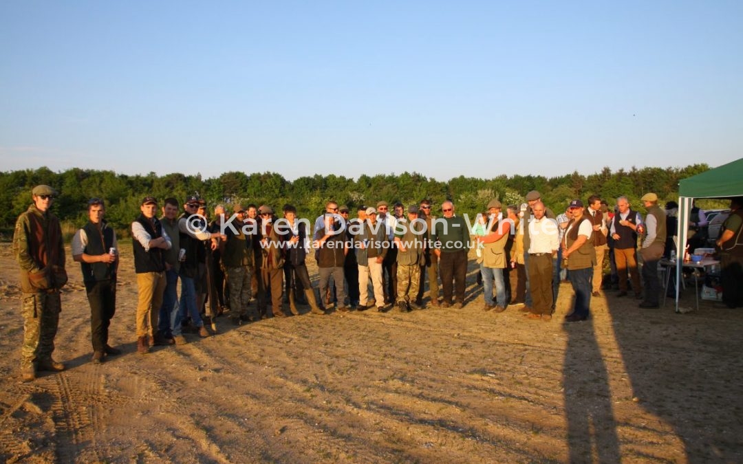 Clay Shoot, Norfolk Gamekeepers.  21.4.18