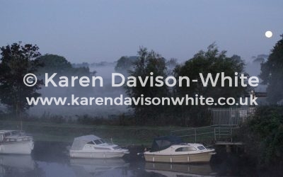 Mist on the River Waveney, Suffolk.