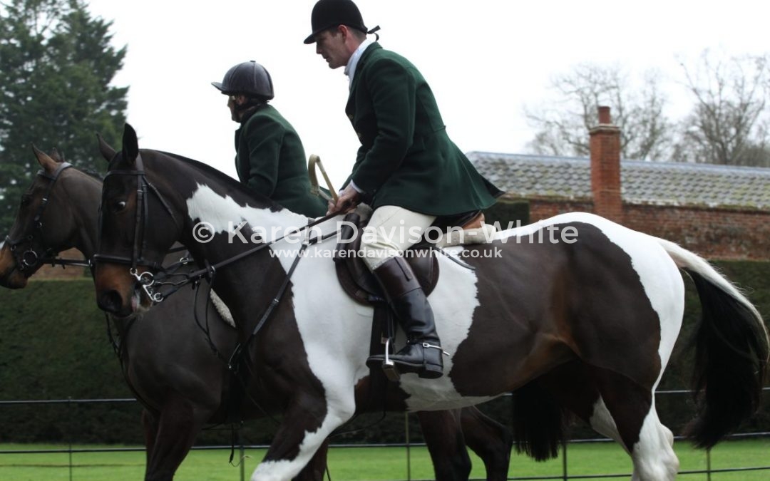 Hounds, hunt staff: young and old sharing a love of the countryside.