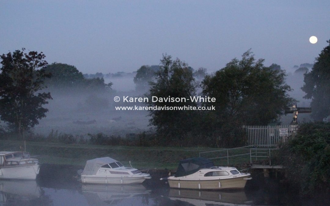 Mist on the River Waveney, Suffolk.